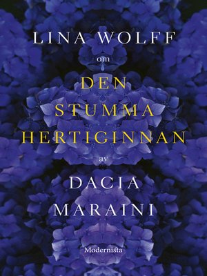 cover image of Om Den stumma hertiginnan av Dacia Maraini